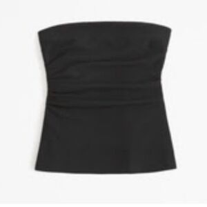 Abercrombie Strapless Side Ruched Top